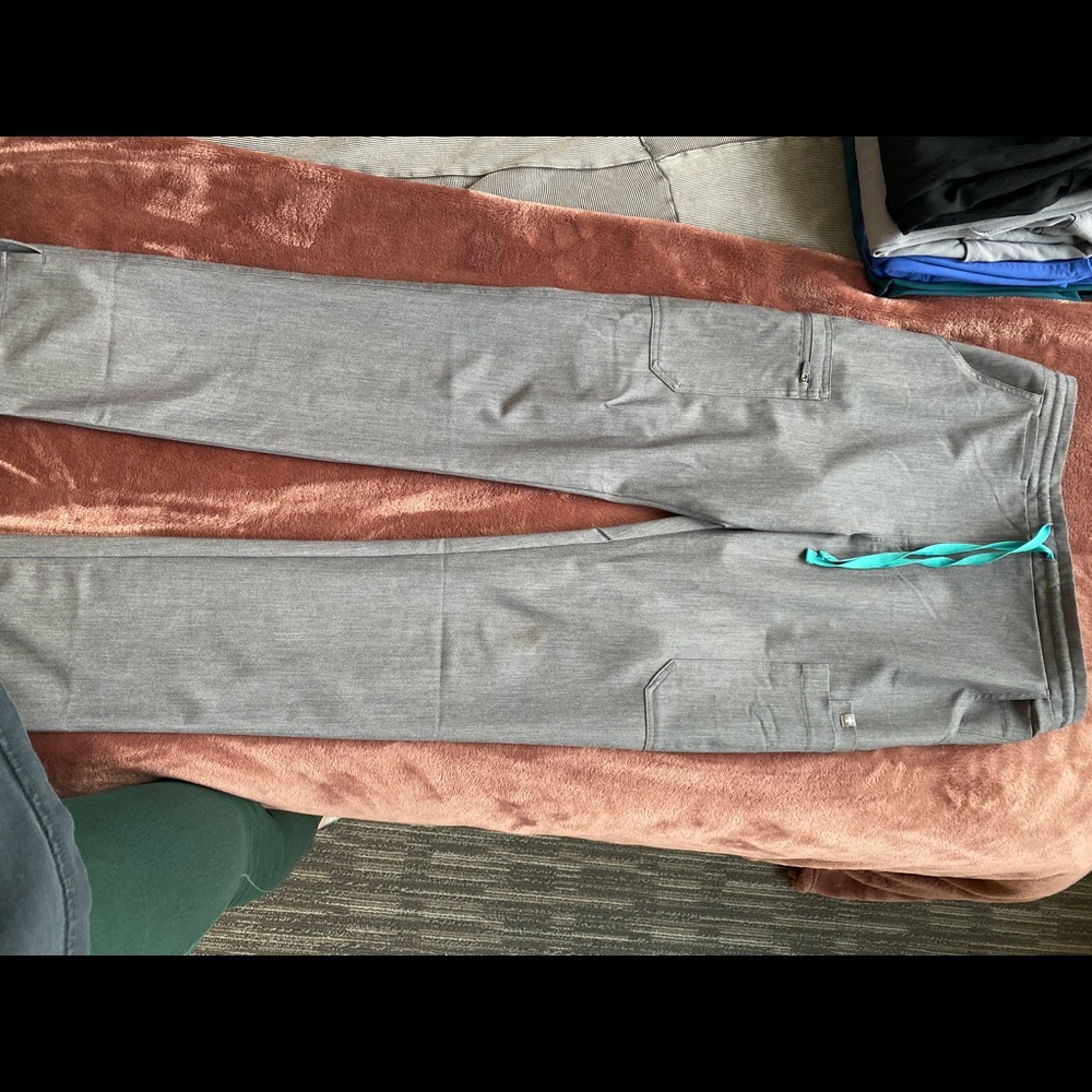 Grey yola figs scrubs